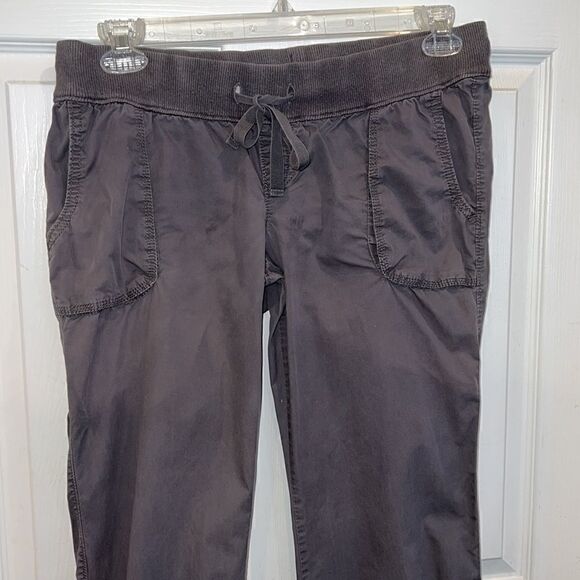 Old Navy women’s size small Maternity gunmetal gray pants Stretchy waist - Picture 5 of 11